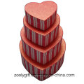 Hearted Forma Especial Texturizado Dom Gift Boxes